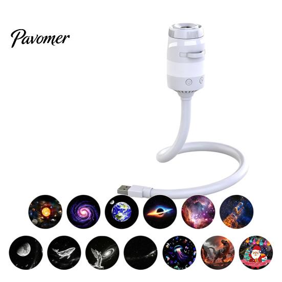 Portable Night Light Projector 2-in-1 Star Light, Starry Sky Ambient Lamp with Films, Dual Mode USB Powered Dual-Mode for Bedroom Sleep And Decoration