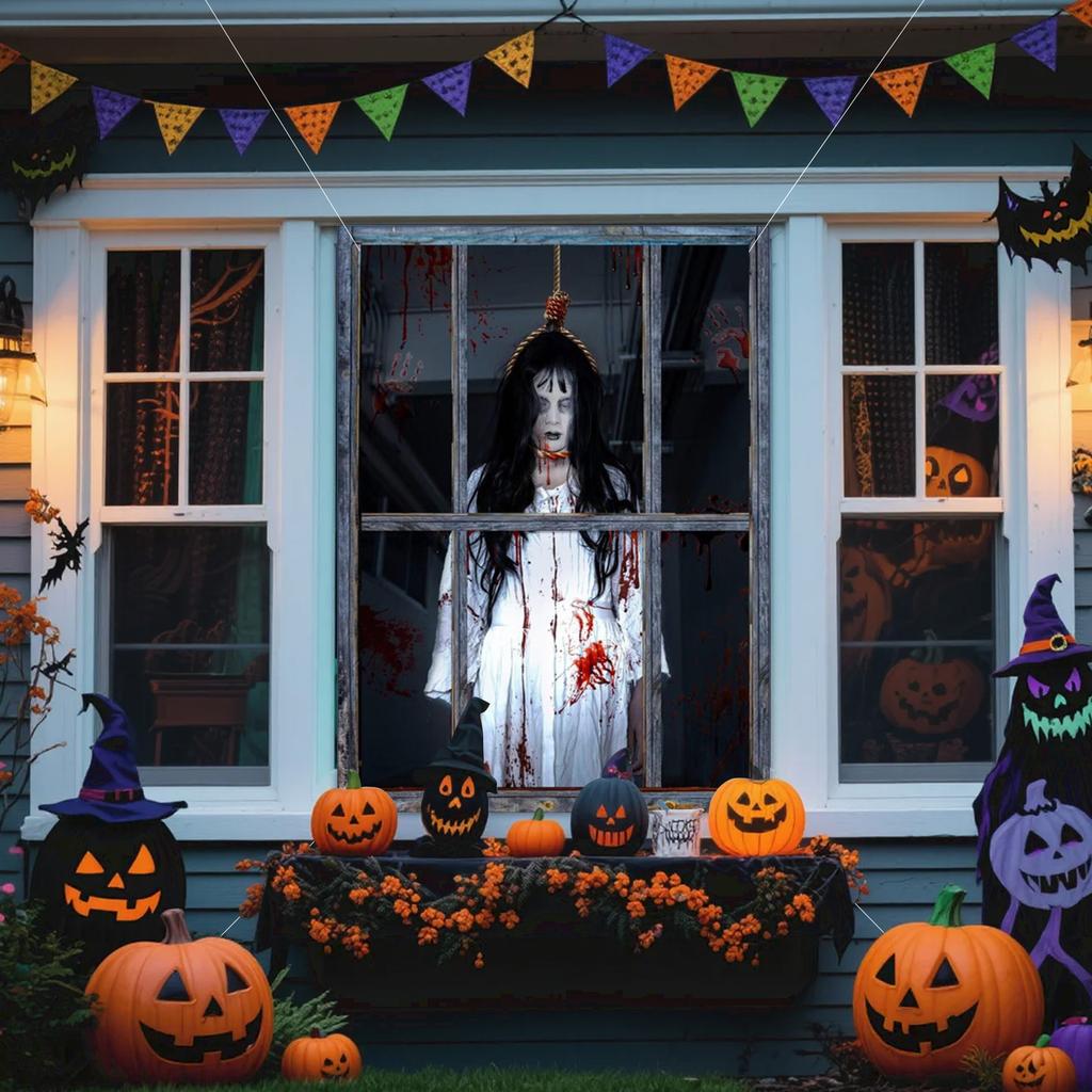 Spooky Halloween Atmosphere – Transform Any Space Into A Haunted Party With These Eerie Halloween Curtains