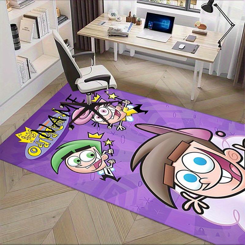 The Fairly Oddparents Office Carpet Soft Polyester Entrance Carpet Washable Non slip Machine Washabl