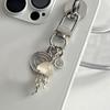 Lovely Jellyfish Keychain Pendant for Women Girls Backpack Purse Camera Car Keys Lovely Swivel Charm Accessory