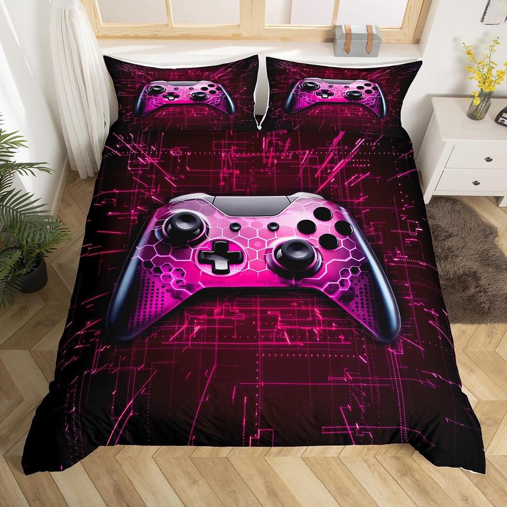 Cartoon Game Controller Comforter Cover 3D Hd Digital Printed Comforter Cover Set Bedding Kingsize Custom Designed Duvetcover