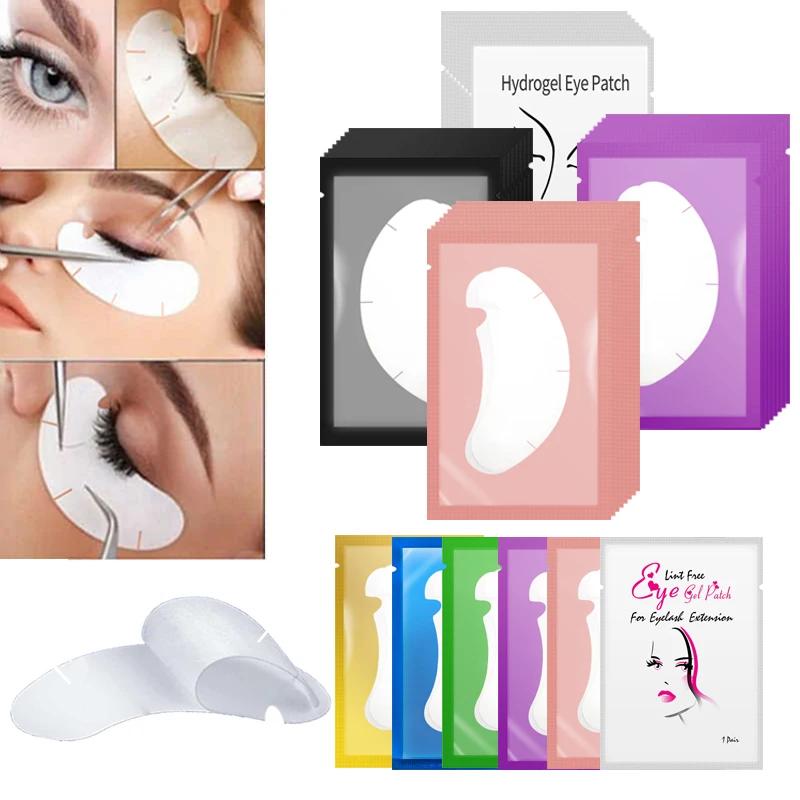50/100pairs U ShapeEyelash Pads Grafted Gel Patches Under Eye Pads for Eyelash Extension Tips Sticker Makeup Tools