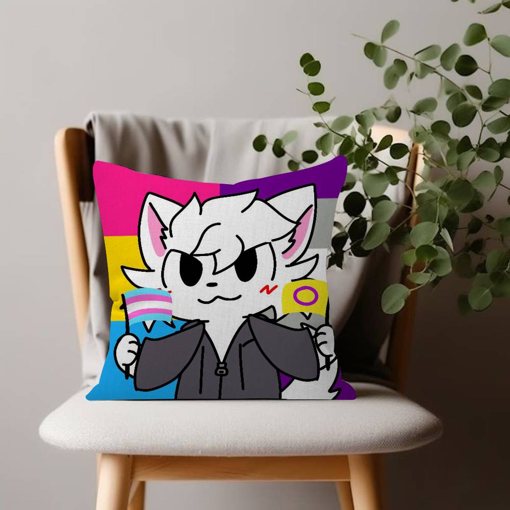 cartoon art funny Cute Cat kawaii Cushion Cover Decorative Pillow Sofa Home Decor Case Pillow Cases