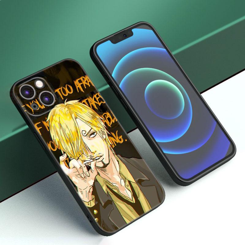 

Чехол для телефона Anime One Piece Sanji для Apple iPhone 12 13 Mini 11 14 15 Pro Max 7 8 Plus X XR XS SE 2020 2022 черный силиконовый чехол iPhone 15 Pro Max