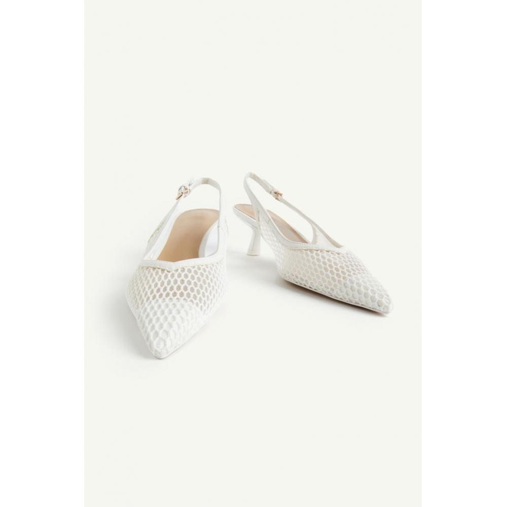 

Туфли HM Mesh Slingback, белые