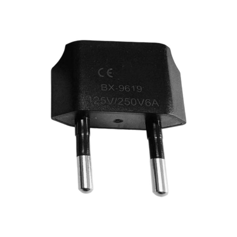 

Адаптер для путешествий из Европы в США, адаптер для зарядки в путешествиях, преобразователь мощности, розетка, адаптер для зарядки мобильного телефона чёрный