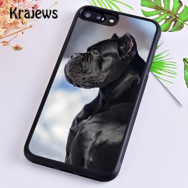 Krajews Italienische Cane Corso Mastiff Hunde Telefon Fall Abdeckung Für iPhone 14 6s 7 8 plus X XR XS 11 12 13 pro max Samsung S21 S22ultra