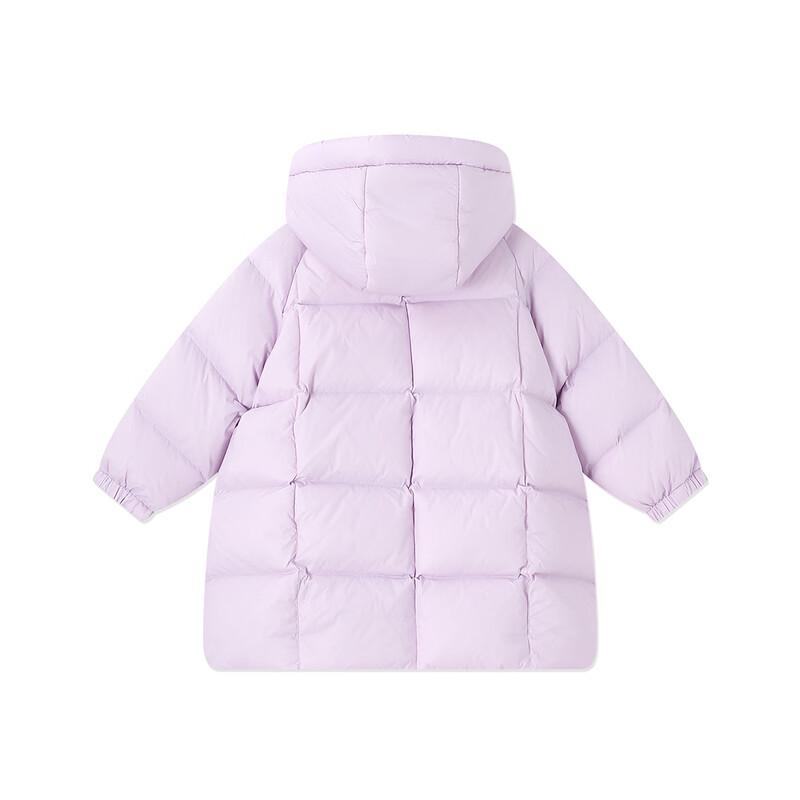 B.Duck Girls' Mid-Length Down Jacket