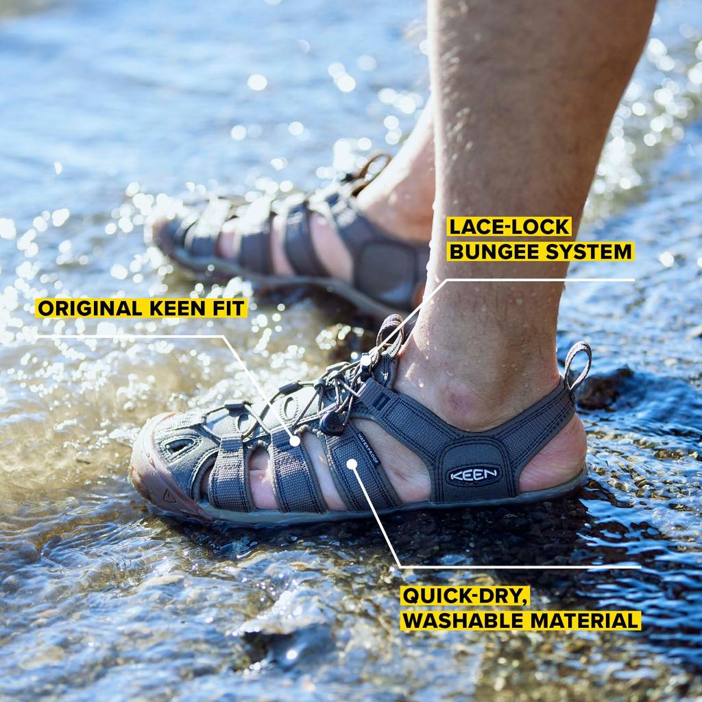 Sandals CLEARWATER CNX TRIPLE BLACK Cm [KEEN] Men's 26.0