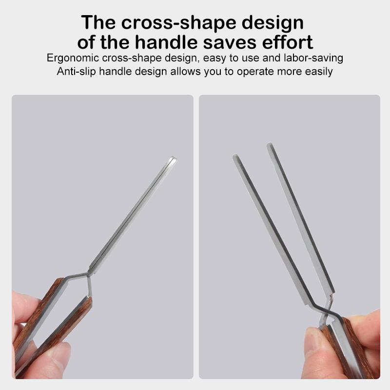 

Пинцеты для придания формы ногтям Инструмент для щипкового изгиба Гелевое быстрое наращивание Насадки с деревянной ручкой Зажимы Дизайн ногтей Маникюрные инструменты