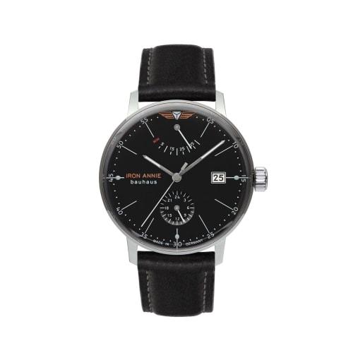 Iron Annie Aviator Watch, BAUHAUS 5060-2AT, Men's, Black Strap, Amazon.co.jp Exclusive Model