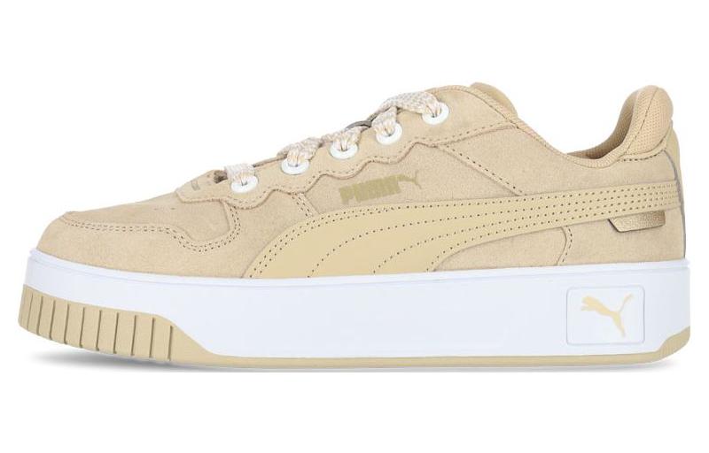 PUMA Carina Street Thick Beige White Women s 392507-03 38.5