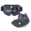Vintage-Style Motorcycle Goggles Off-Road Riding Full Frame Windproof Protective Eyewear With Interchangeable Lenses