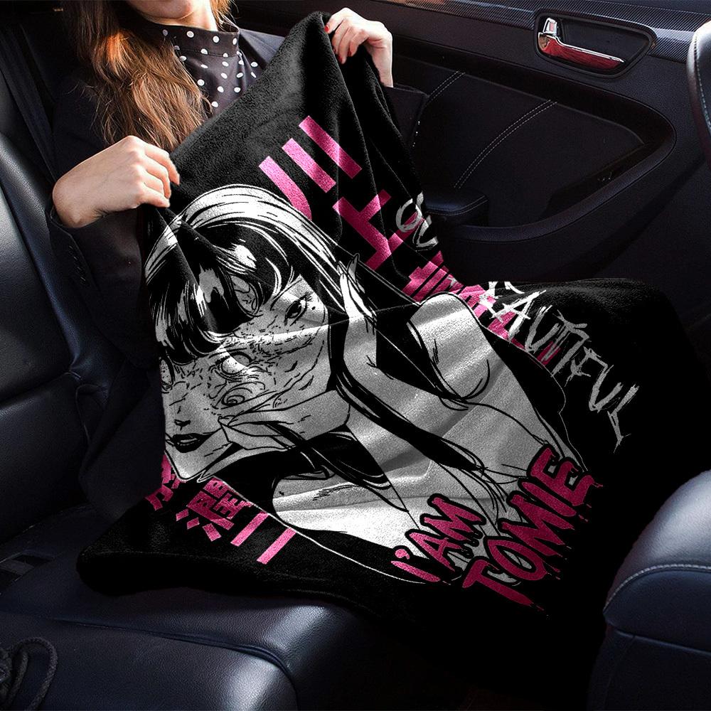1pc I AM TOME SO BEAUTIFUL Soft Flannel All Season Throw for Home, Office, Outdoor UseDurable Comfort Soft Warm Throw for Home