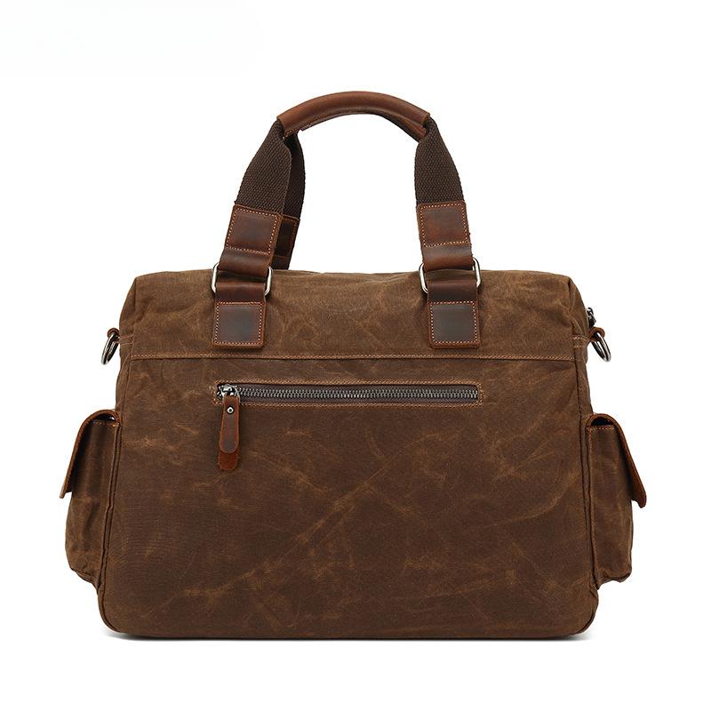 Carrying A Briefcase Men's Business One Shoulder Oblique Straddle Outside The Package Travel Oblique Back Electric Head