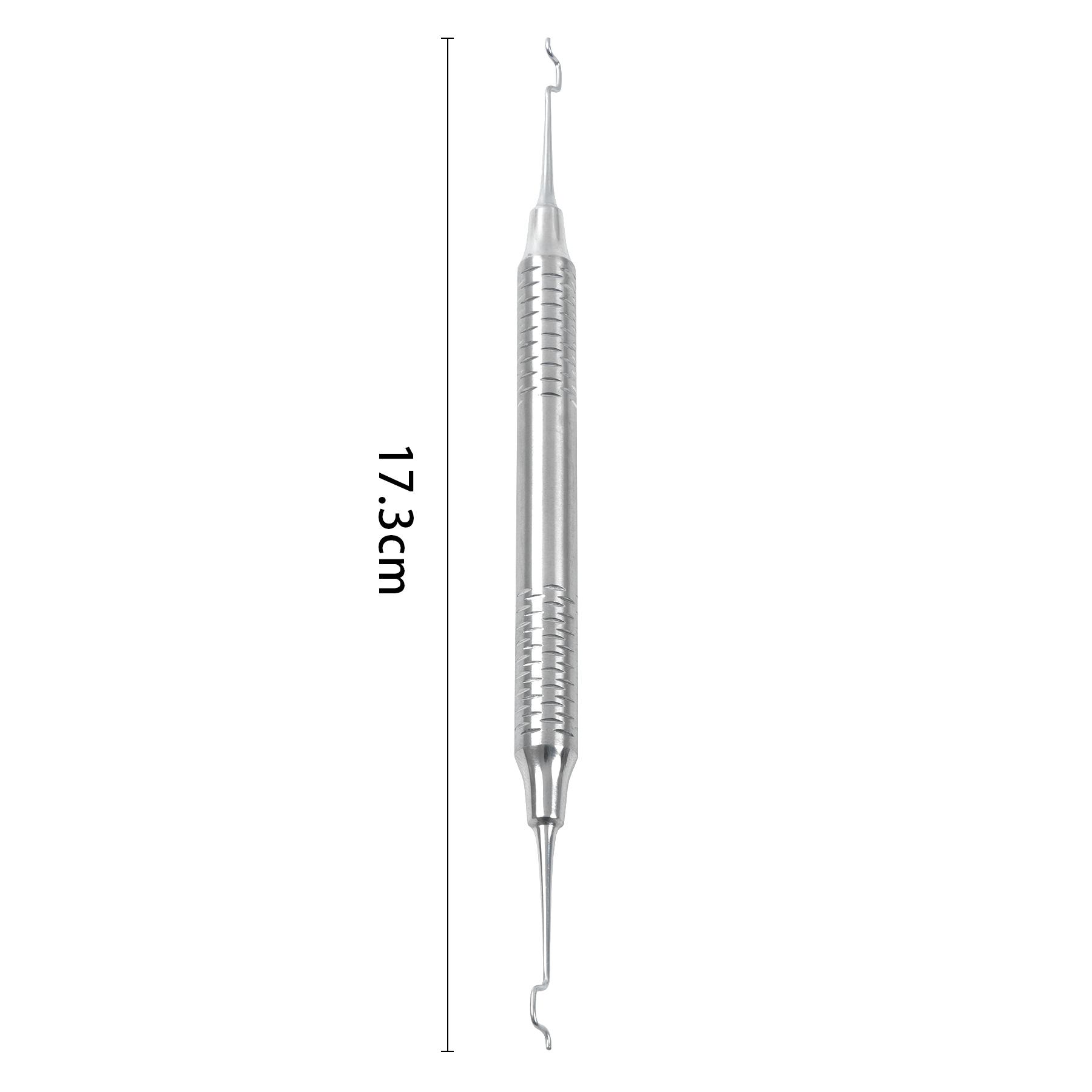 

Wellck Orthodontic Archwire Placer Dental Tool Elastic Ligation Ring Holder Ligature Loop for Braces