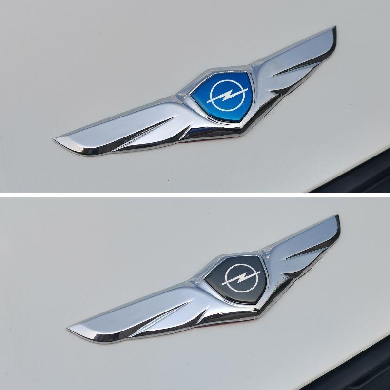 1Pcs Car Accessories 3D Metal Body Trunk Car Wings Side Mark Stickersor Opel Astra H J G K Insignia Corsa C D Vectra C B Meriva