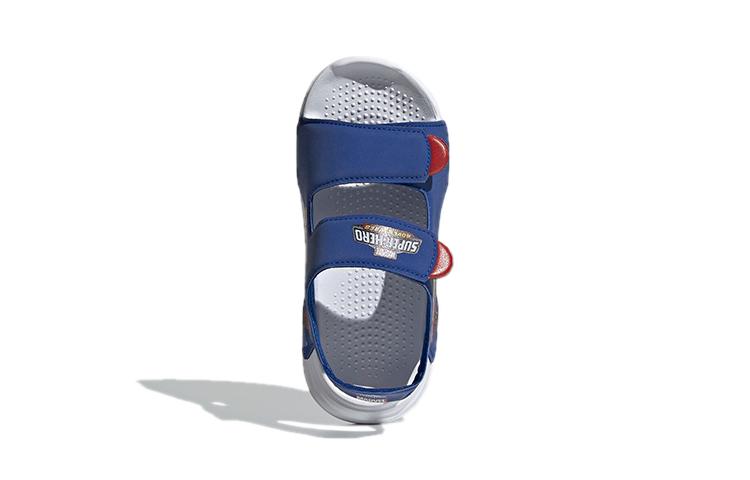 Adidas Adventures Swim Sandals Synthetic Leather Slip Resistant Children's Sandals Blue Children Aged 3 7 Years Old FY8938