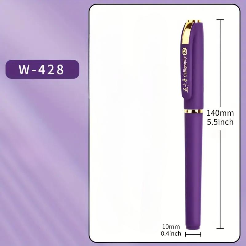 

1 шт/3 шт фиолетовые чернила гелевые ручки,, 0,7 мм, большой емкости стержень, офисные принадлежности Back To Soschool Канцелярские принадлежности, для письма Милая ручка Purple ink