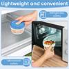10Pcs Freezer Storage Container Plastic Small Food Container Stackable Travel Bottle Soup Bowl with Sealing Lid for Refrigerator
