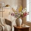 Realistic Artificial Flower Branch Green Plants Simulation Silk Flower  Wedding Decor