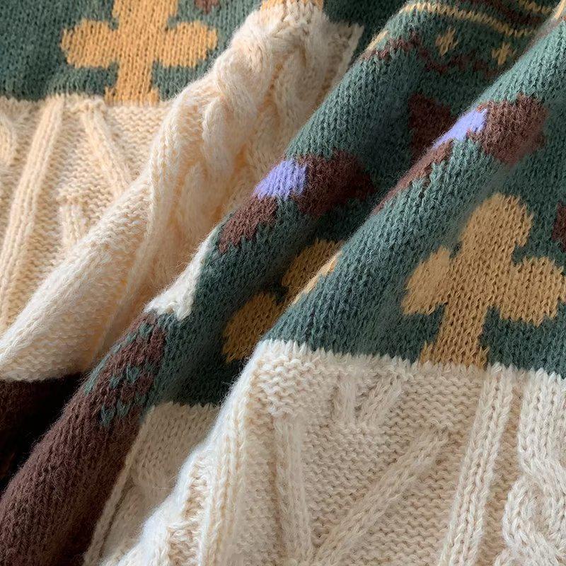 Autumn/Winter Cozy Trendy Sweater - Hong Kong & Japanese Style Loose Knit Design