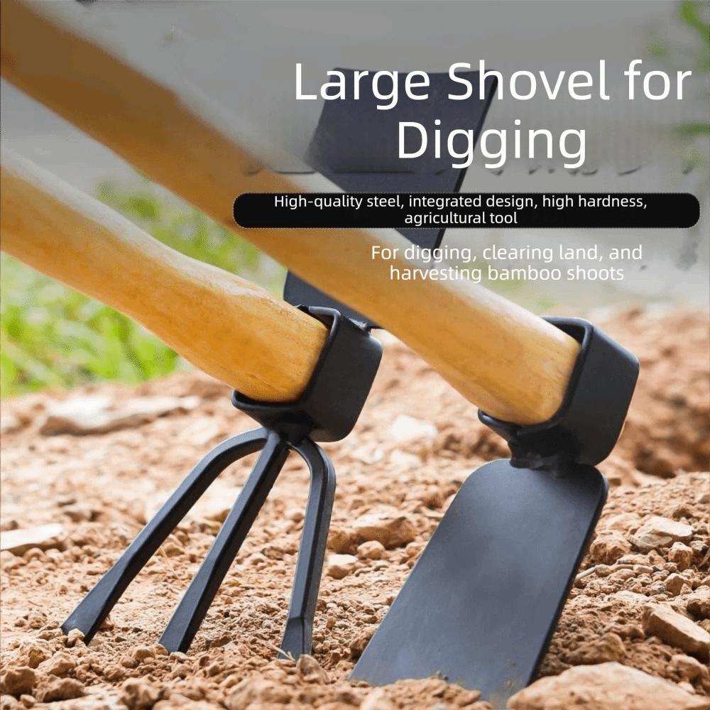 Lightweight Design Small Hand Hoe High-Strength Metal Head Manual Garden Tool Outdoor Spaces