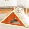 Triangle Cat Scratch Board Sisal Scratch Ball Wear-resistant Scratch-resistant Grinding Paws Toys Cats Supplies Accessories