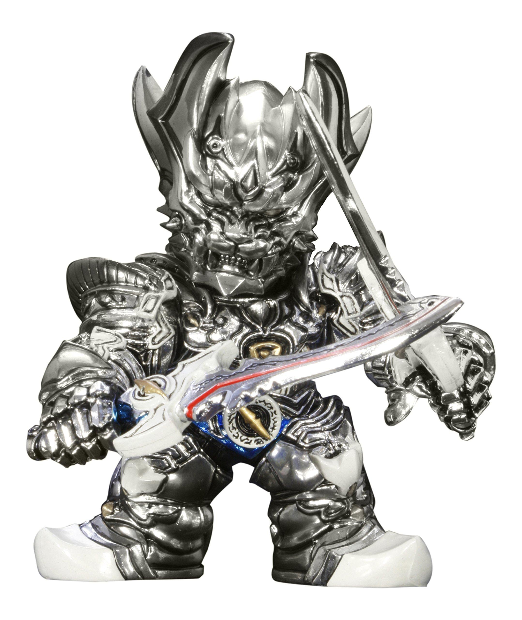 

Future Models GARO Deformed Makai Collection Series Silver Fang Knight Zero Plated Approximately 85mm PVC Figure Ver. Tall, Pre-painted