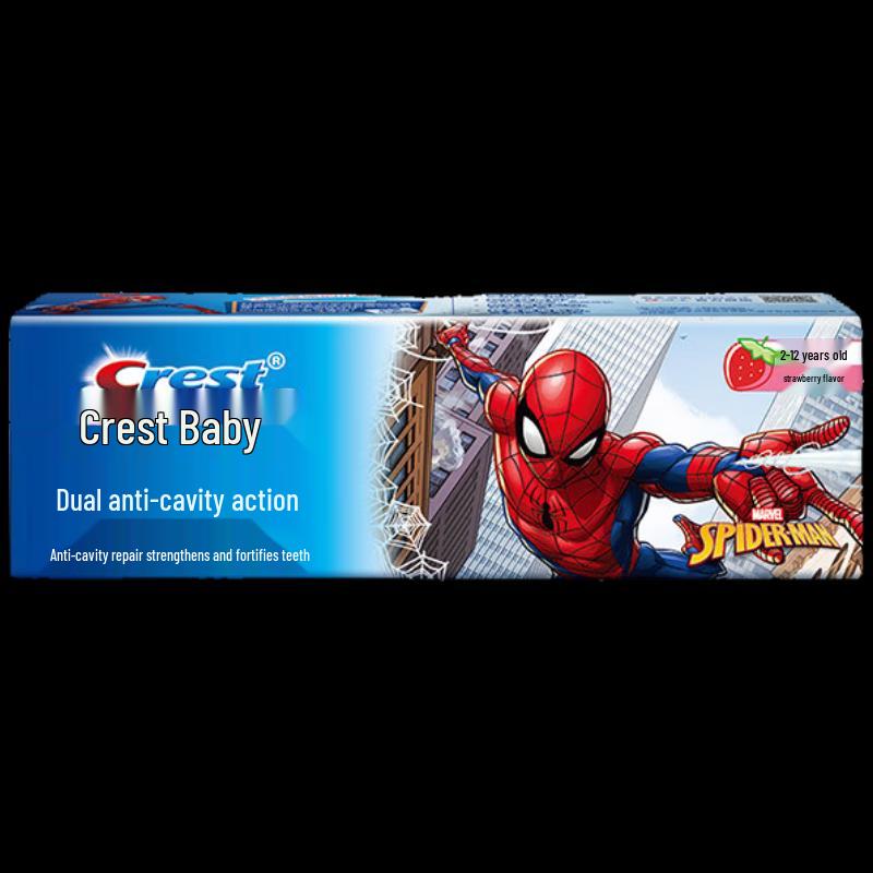Crest Kids Spider-Man & Adult Anti-Cavity Toothpaste Bundle