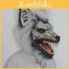 Beleuchtete Wolfskopfmaske mit Krallen für Halloween-Kostüm und Cosplay