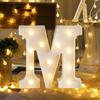 LED-Nachtlampe, 26 Buchstaben, 0–9, digitales Festzelt-Zeichen, Alphabet-Licht, Wand-Hängelampe, Innendekoration, Hochzeit, Party, LED-Nachtlicht