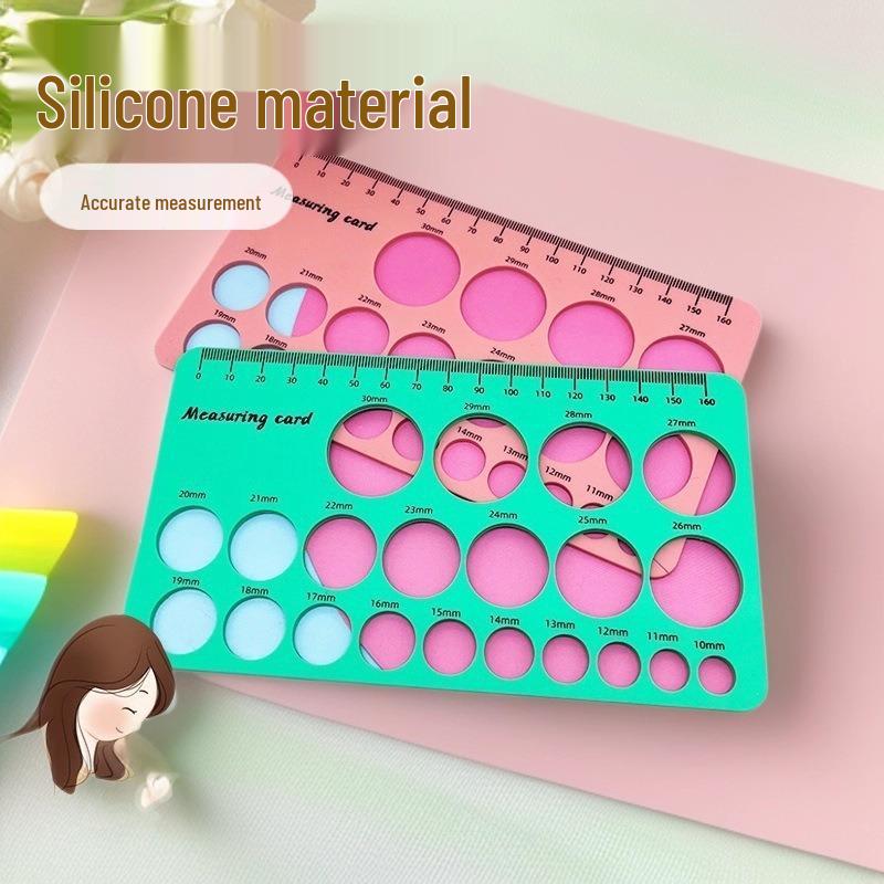 Pacifier & Breast Measurement Tool - Food-Grade Silicone Ruler Fakarun