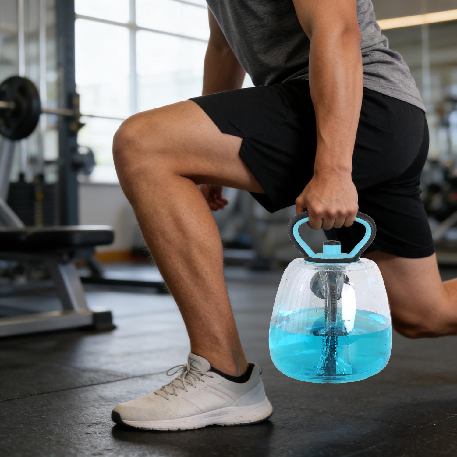 Adjustable Weighted Water Kettlebell for Home Fitness – Ladies Arm Workout
