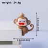 Car Screen Figurine Car Central Control Screen and TV Decorations Cartoon Monkey Figure Car Interior Decoration Auto Center