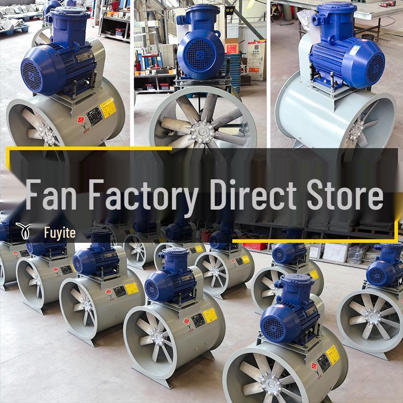 Explosion-Proof Silent Axial Flow Fan: High-Temperature, Dust, Gas & Smoke Removal Accessories