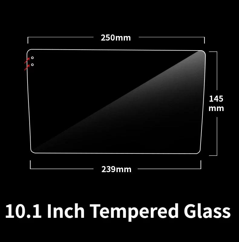 Car Tempered Glass 9 10.1 Inch Radio Stereo DVD GPS Glass Protective Film Navigation Touch Screen Protector Full LCD Screen
