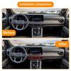 Red Center Dash AC Vent Frame Cover Conditioning Trim For Chevrolet Colorado 23+