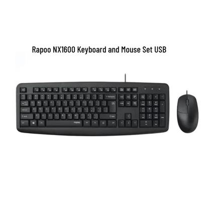 Rapoo NX1600 Kabelgebundenes Tastatur-Maus-Set für das Büro
