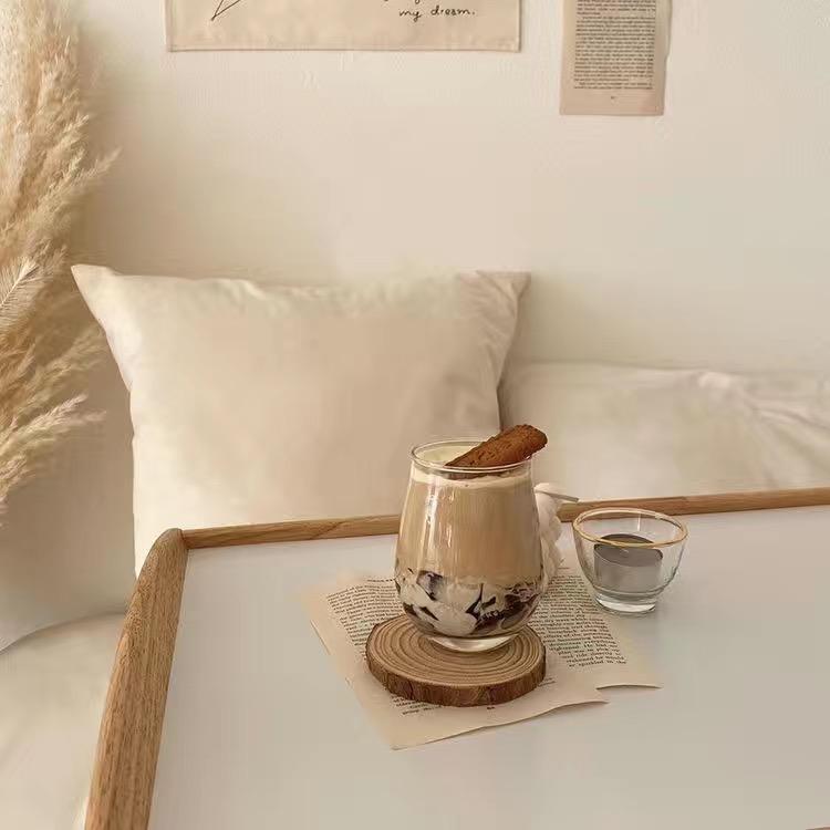 Holzuntersetzer, Ins Fotografie-Requisiten, Untersetzer im nordischen Stil, Anti-Verbrühung und Wärmeisolierung, Holz-Essunterlage