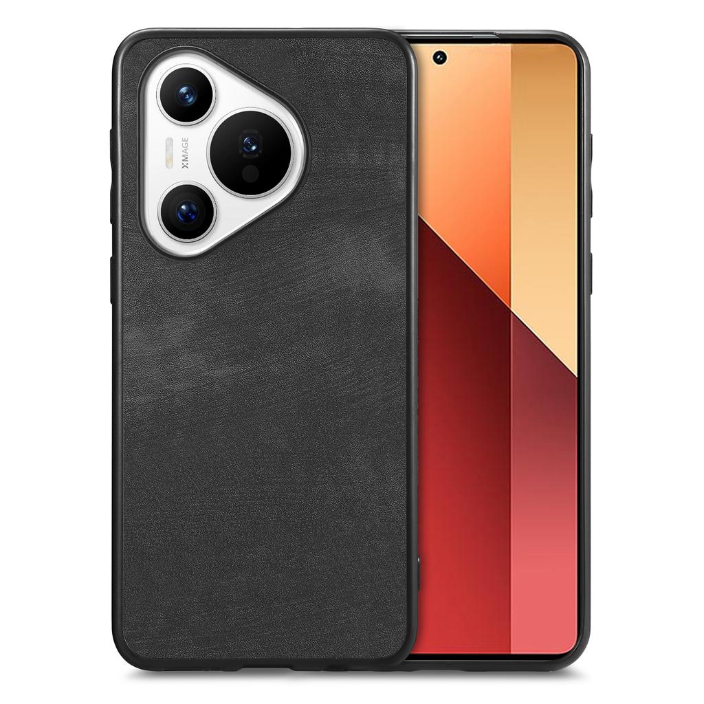 For Huawei Pura 70 Case Shockproof Slim Retro Leather Phone Back Cover
