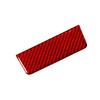 Red Carbon Fiber Rear Console Panel Trim For Land Rover Discovery Sport 2015-19