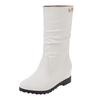 Women Fashion Increase Within Boot Student Rhinestone Hollow Large Size Boots