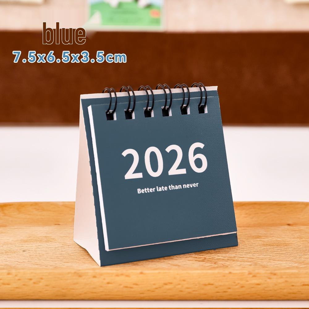 2026 Inšpiratívny Mini Stolový Kalendár - Kreatívny Študentský Plánovač & Darčeková Ozdoba