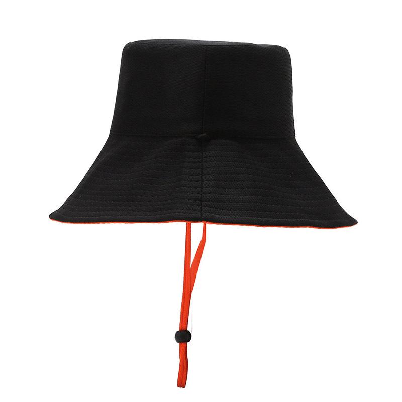 New spring and autumn bucket hat women's sun protection hat sun hat face cover basin hat simple solid color versatile hat