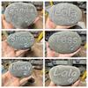 Cross-Border Pet Memorial Stone: Engraved Pebble for Dogs and Animals, Outdoor Use