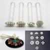 Flower Floral Dotting Tools Set Art Stamp Pen Nail Art Painting Kit DIY Graffiti Stamping Tools for Beginners