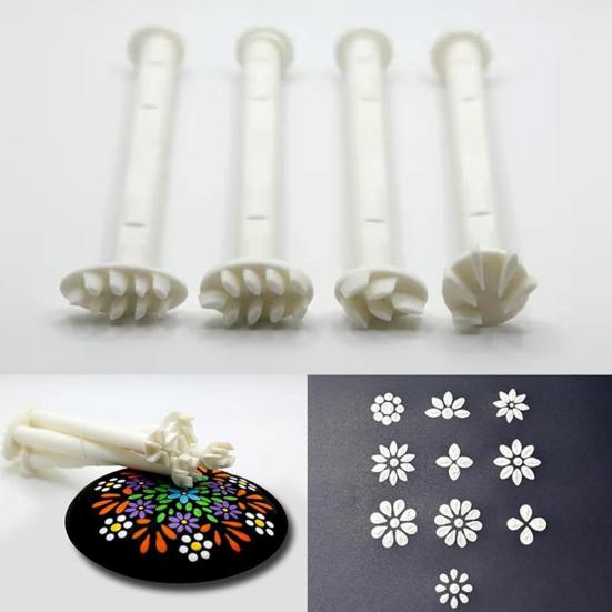 Flower Floral Dotting Tools Set Art Stamp Pen Nail Art Painting Kit DIY Graffiti Stamping Tools for Beginners