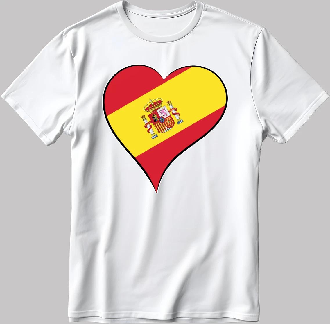 Spain Eurovision Song Contest Malmö 2024 White-Black Men Women T Shirt Q033 S