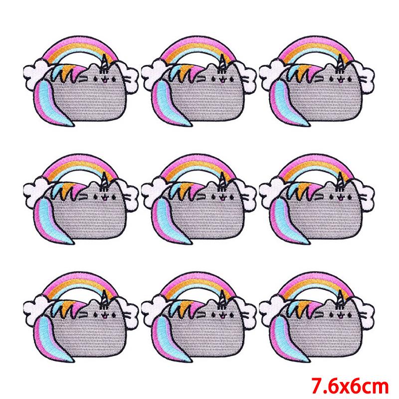 10 teile/los Großhandel Stickerei Patch Eisen Auf Patches Für Kleidung Patches Auf Kleidung Jacken Dekor Applikation Nähen Liefert